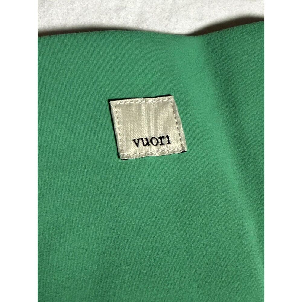 Vuori Studio Pocket Leggings Small S Bergamot Green High Rise 7/8 Tights VW446